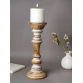 Helix Wooden Candle Stand